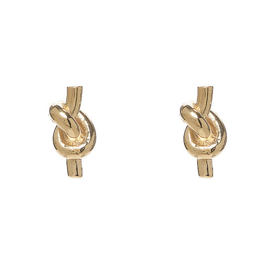 Small Knot Stud Earring